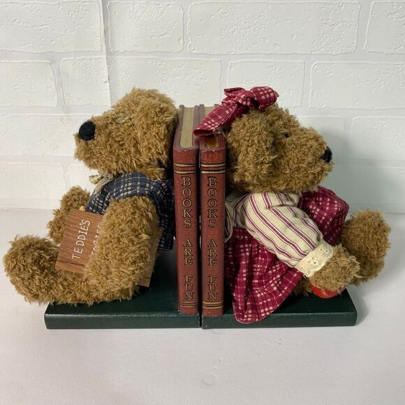 Vintage Bear book ends set of 2 - Picture 2 of 12